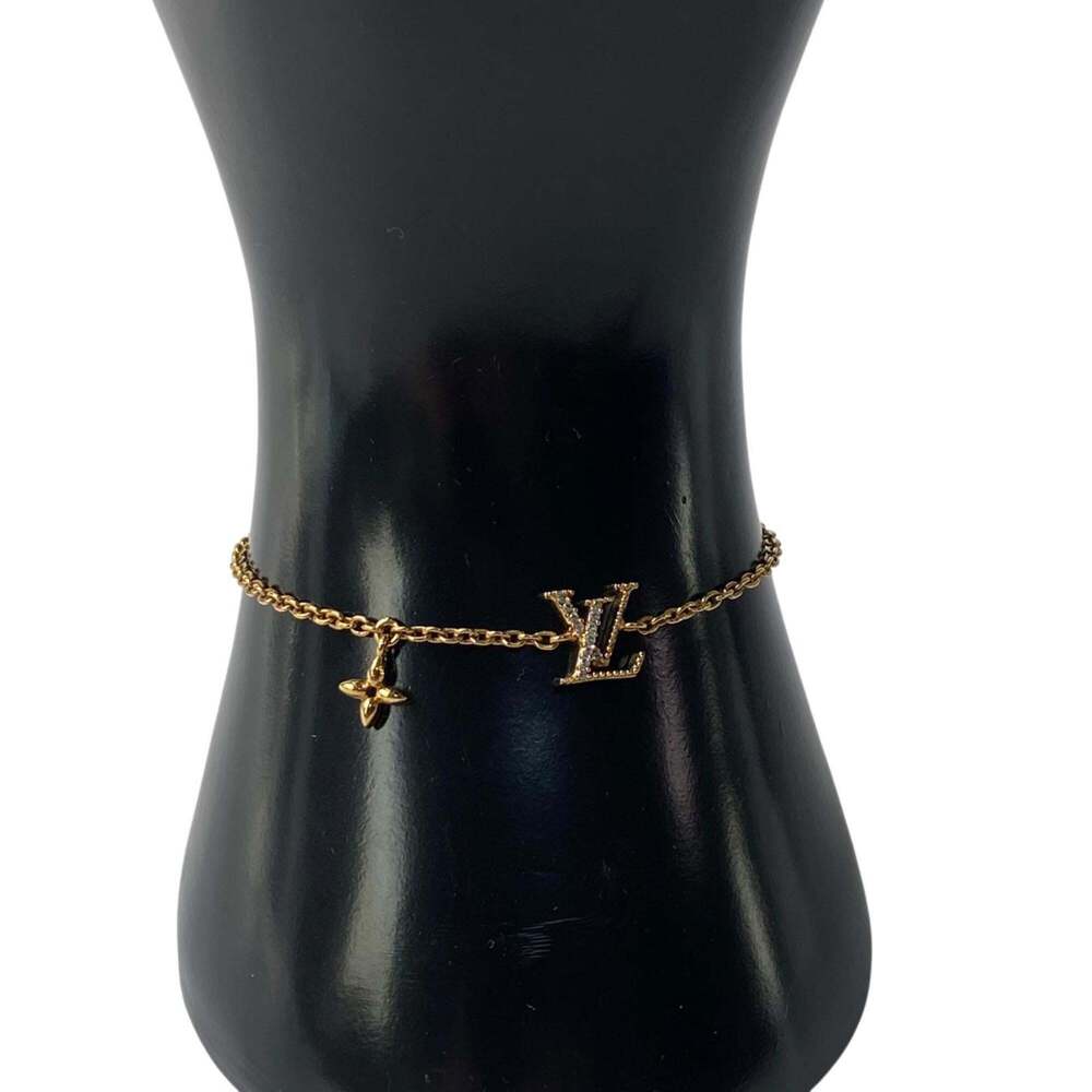 LOUIS VUITTON Gold Charm Bracelet - Picture 5 of 10
